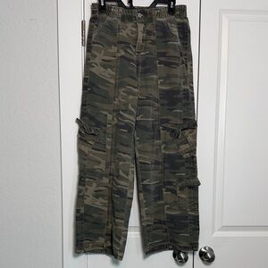 Angel Kiss Women's Camouflage Wide Leg Pants